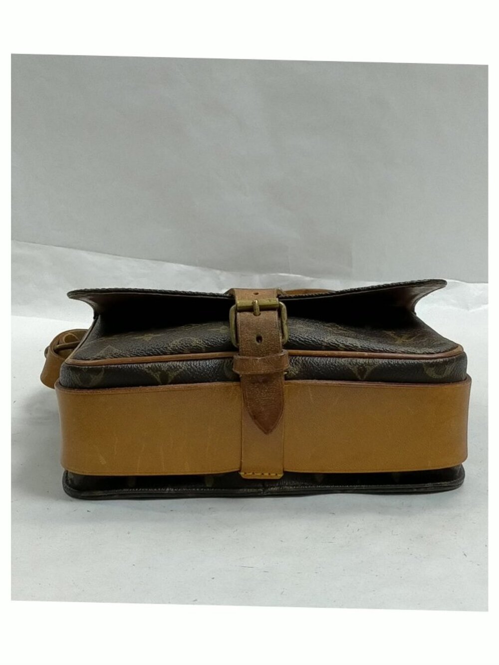 Authentic Louis Vuitton Cartouchiere MM Crossbody Bag Monogram Canvas Vintage - Picture 6 of 11